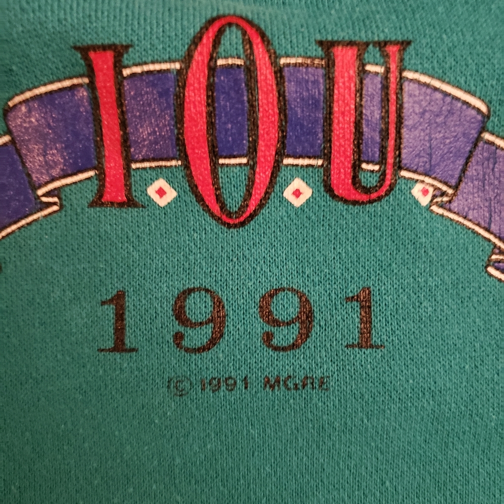 1991Vintage IOU Sweat Shirt